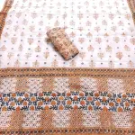  Mekhla chado cotton print mekhla sador