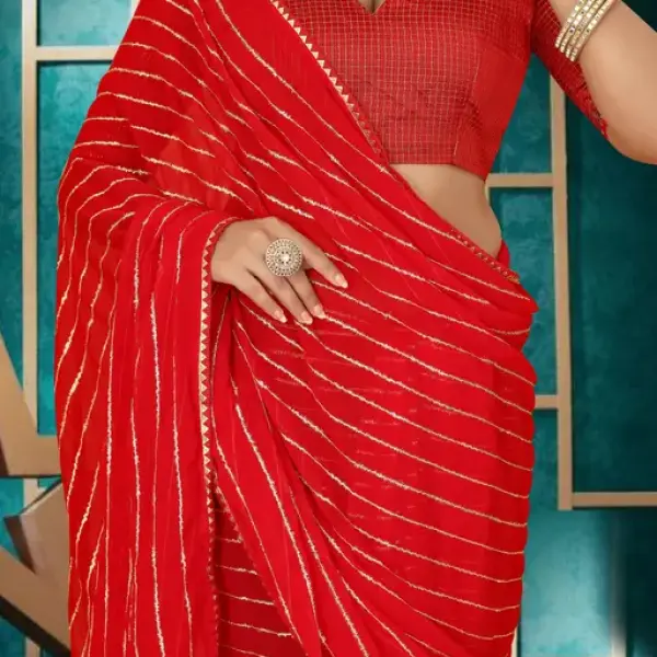 Beautiful georgette fabric Saree