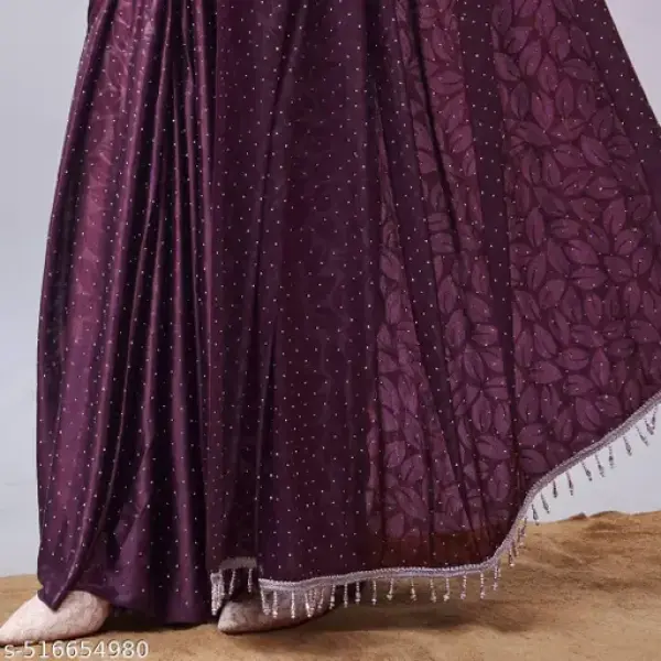 Women's Stone Work Saree