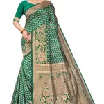 Woman Banarasi Silk Blend Fancy Jacquard diya saree
