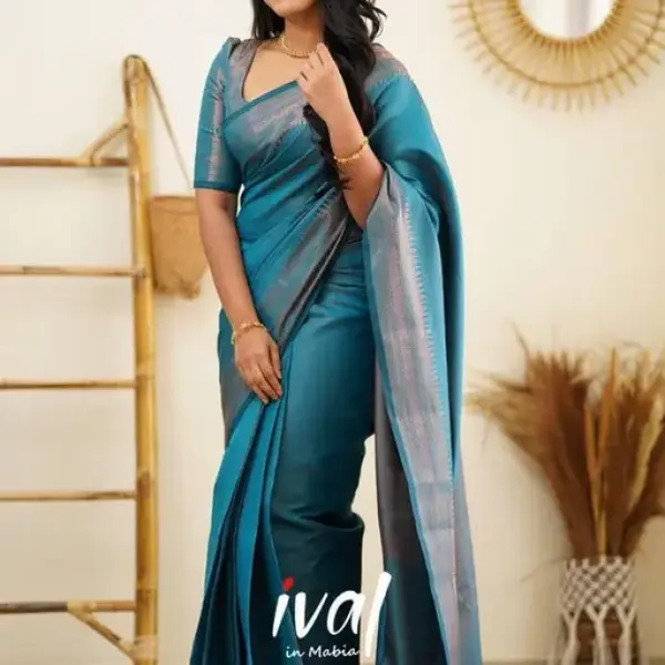 Women's Soft Lichi Silk Saree