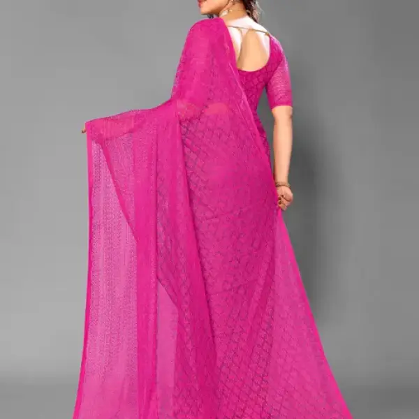  Designer Net Saree